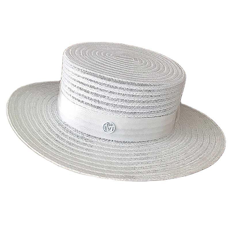 Snapback Hat Flat - Classic Unisex Straw Fedora Derby Hat