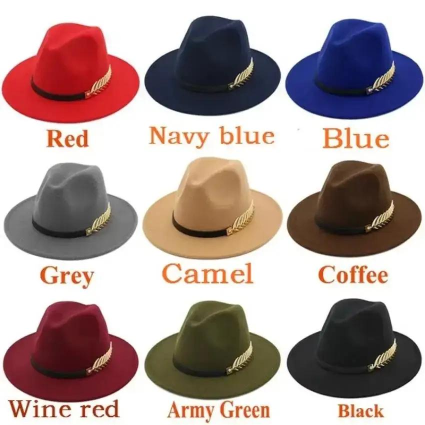 Fedora Hat Wool - Simple Fashion Formal Occasion Couples Woolen