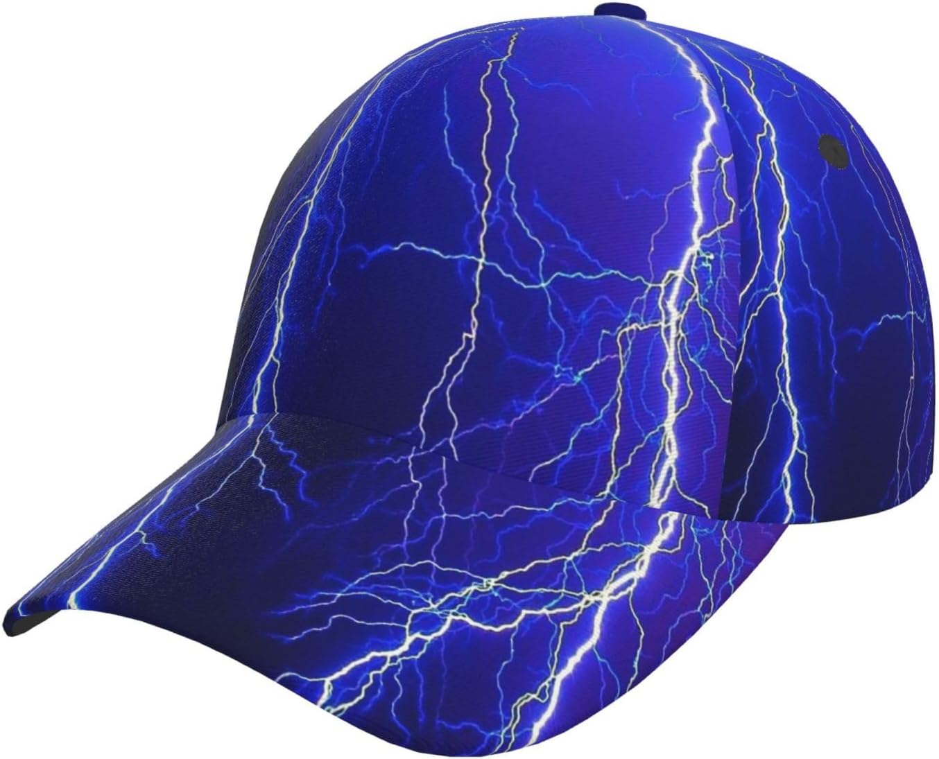 Golf Cap Dad - Lightning Thunder Storm Mens Baseball Hat