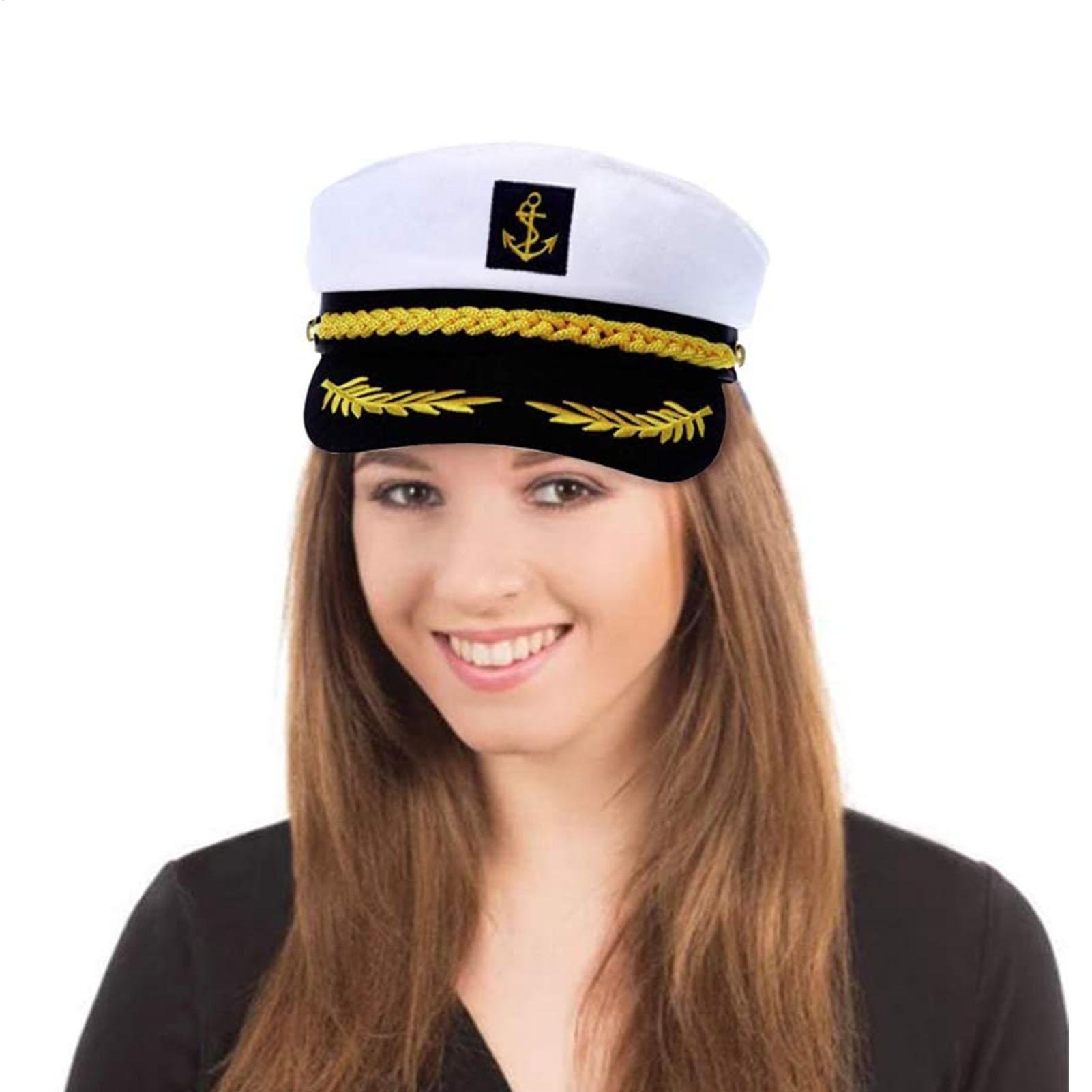 Adult Yacht-Sailor Captain Hat - Snapback Hat Flat review and price