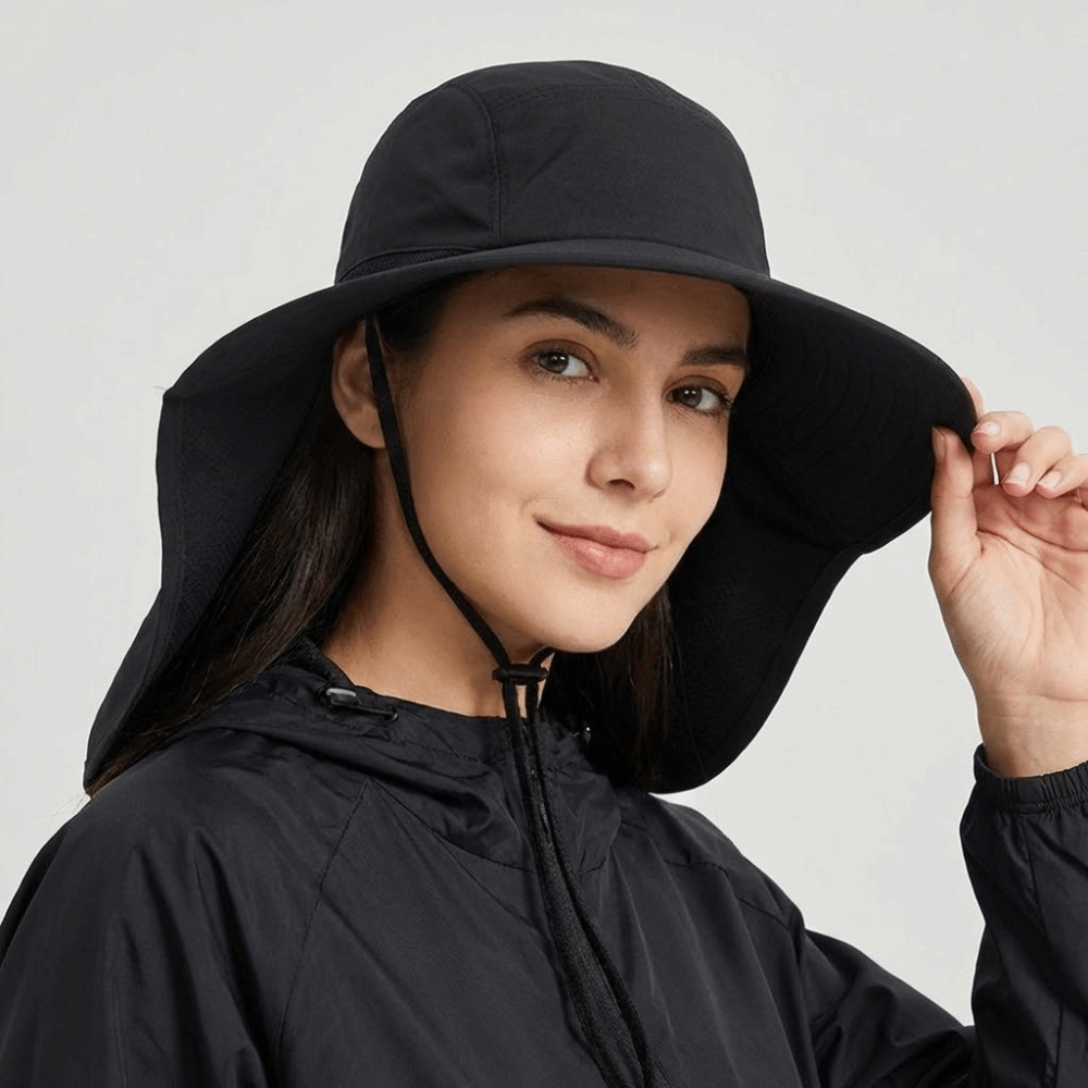 Fashion Wide Brim Outdoor Sun  - Bucket Hat Cotton review and price