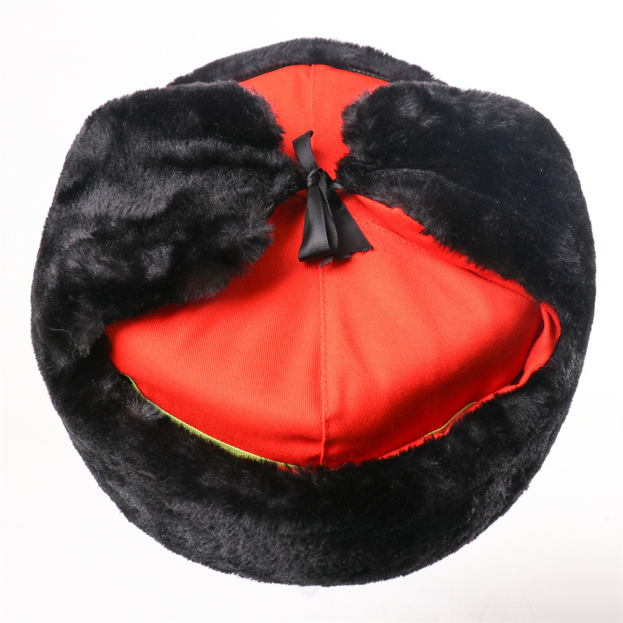 Vintage Badge Fleece Trapper H - Trapper Hat Ear Flap review and price