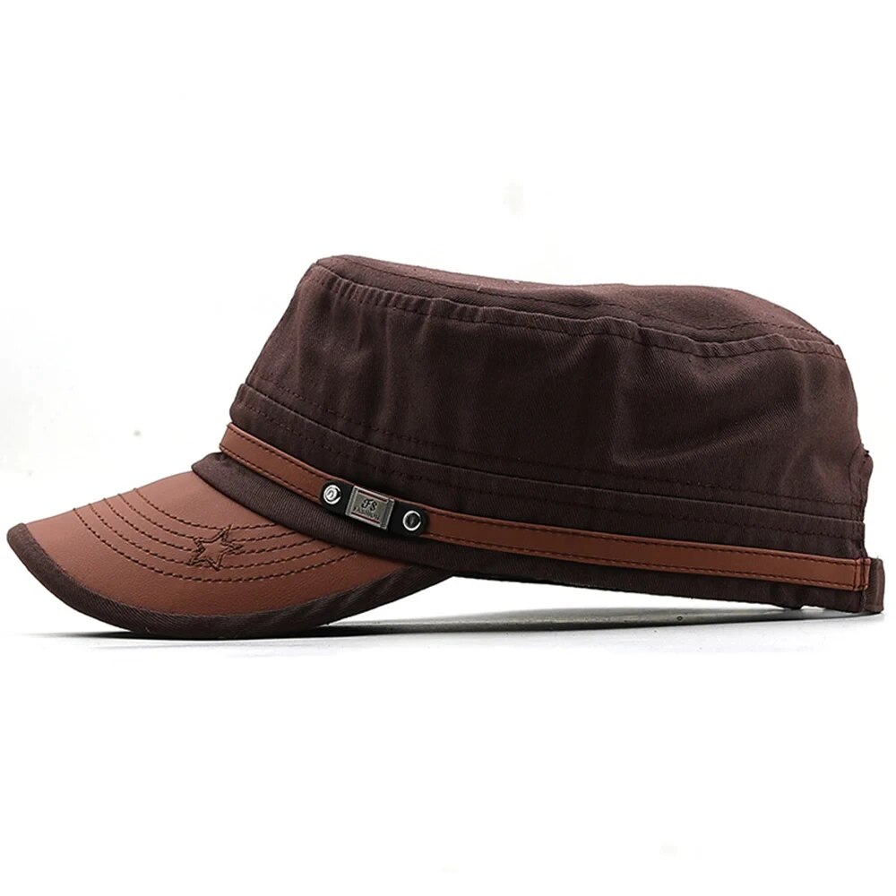Casual Cadet Hat Man Flat Top  - Snapback Hat Flat review and price