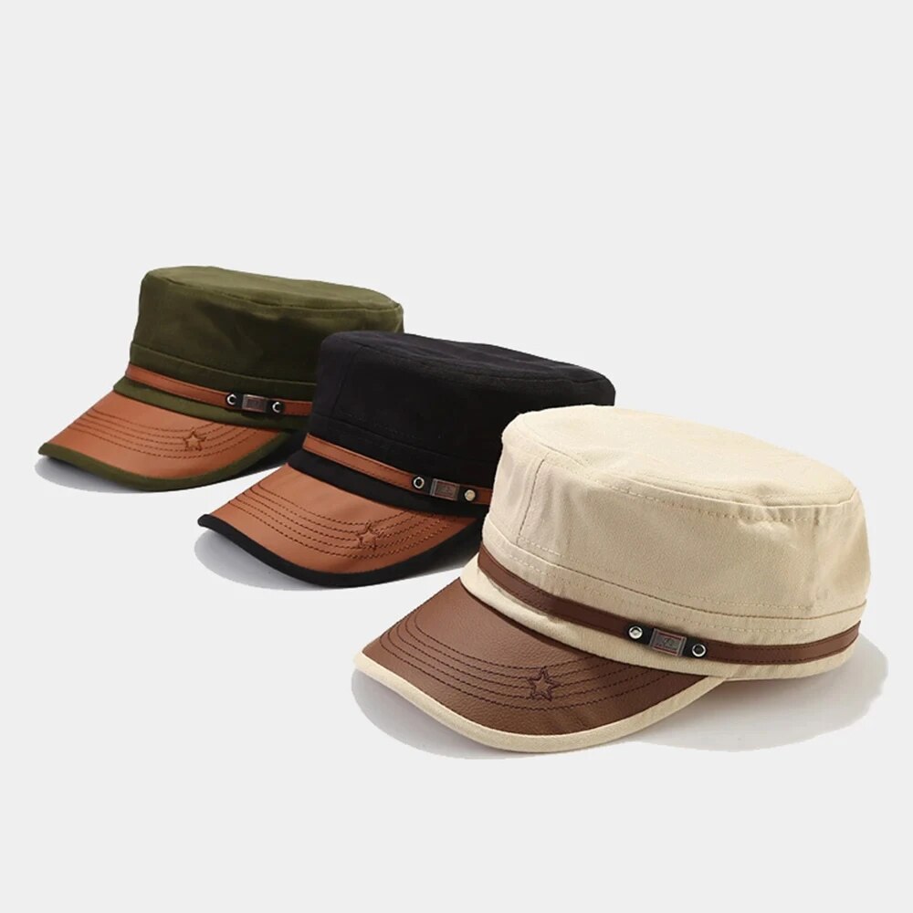 Casual Cadet Hat Man Flat Top  - Snapback Hat Flat review and price