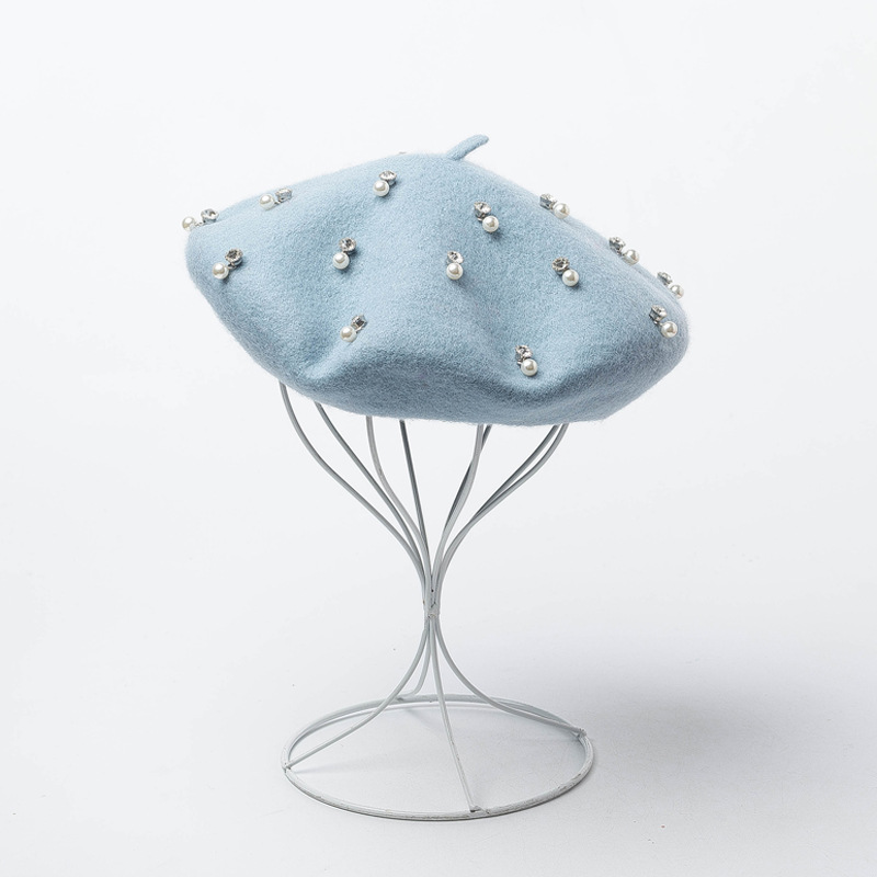Trendy Winter Wool Beret Pearl - Beret French Wool review and price