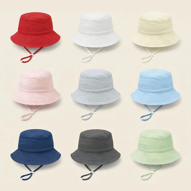 Muslin Baby Summer Hat Adjusta - Bucket Hat Cotton review and price