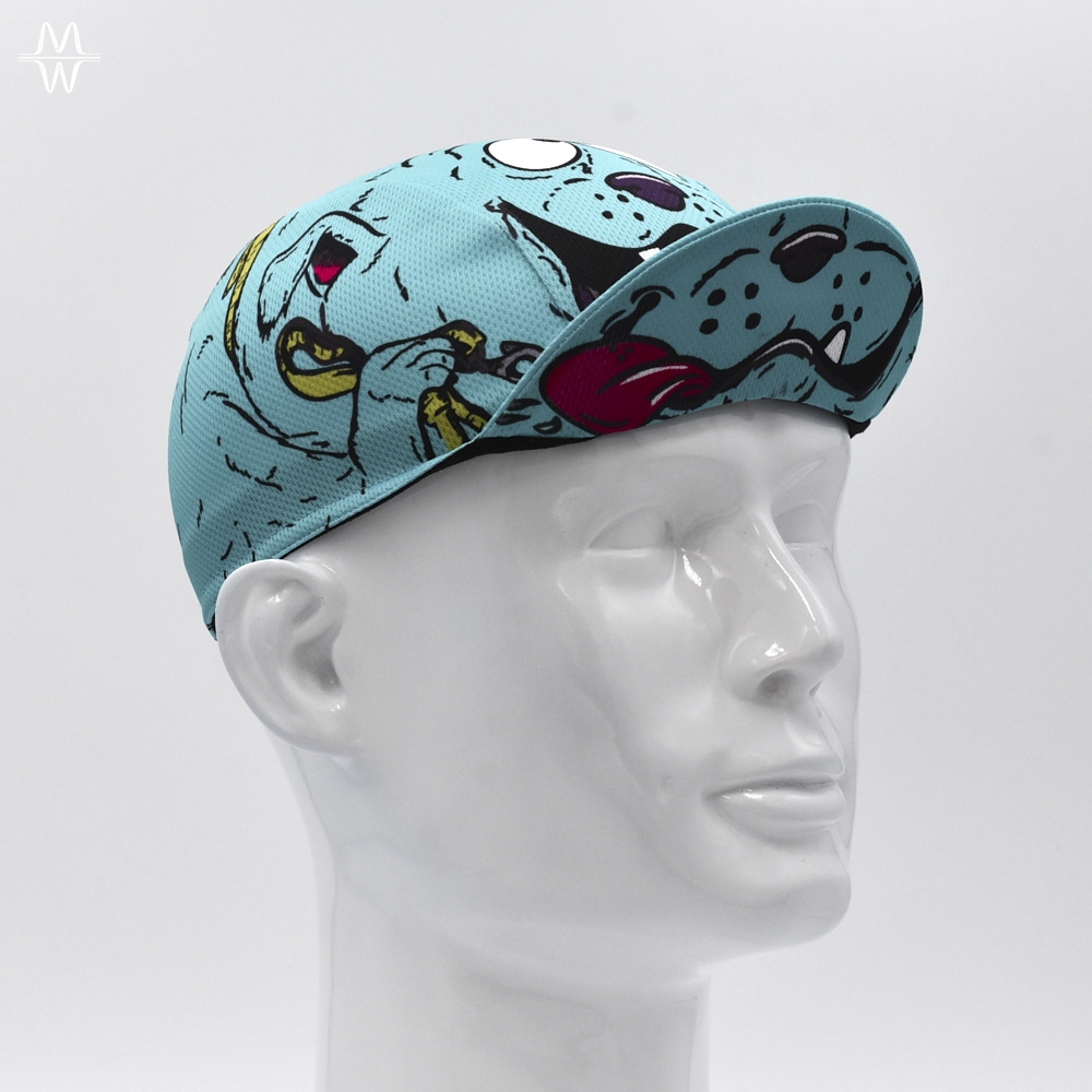 Cartoon Monster Print Cycling  - Skull Cap Helmet Liner review and price