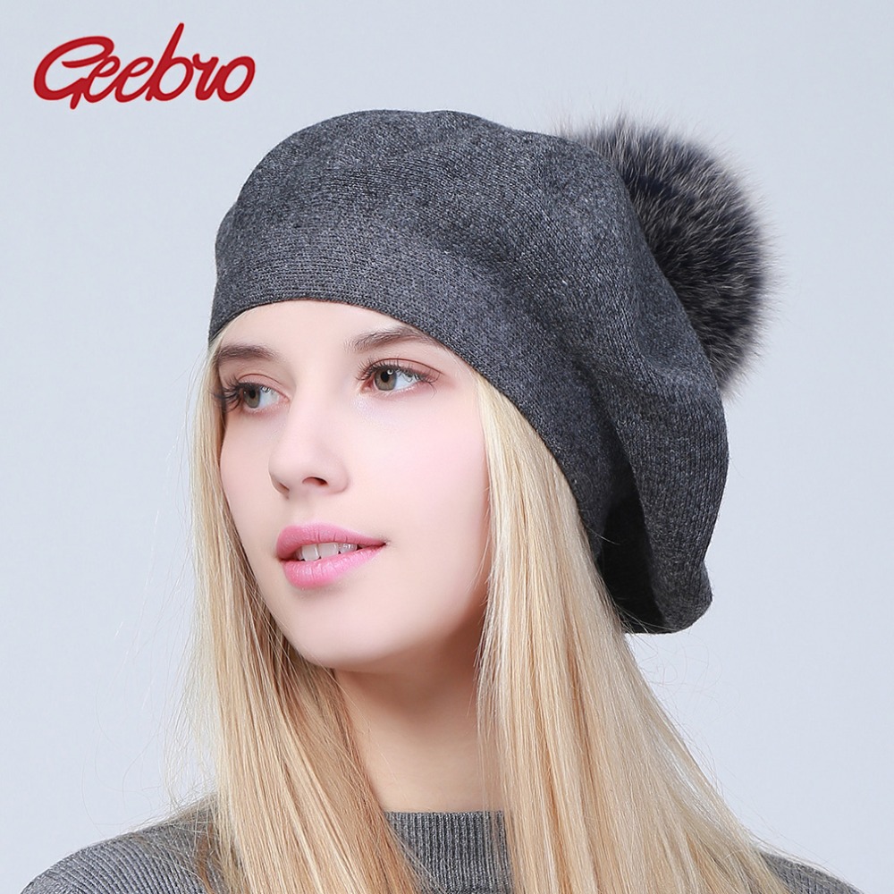 Geebro Women's Beret Hat Winte - Beret French Wool review and price