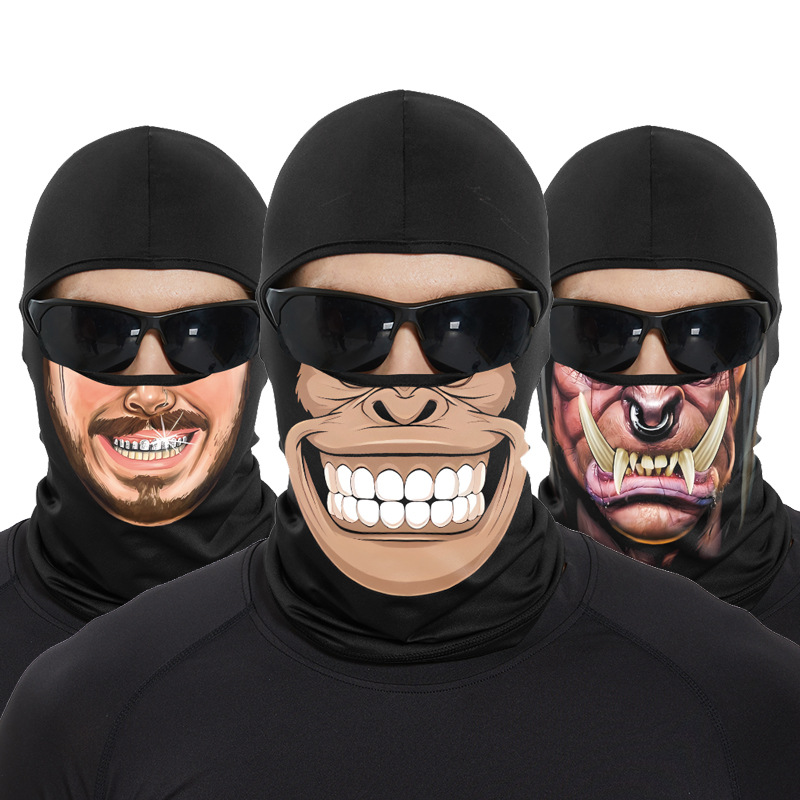 Funny Ape Mouth Skull Balaclav - Skull Cap Helmet Liner review and price