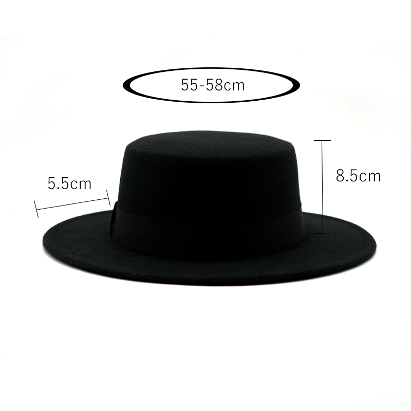 Winter Autumn Imitation Woolen - Fedora Hat Wool review and price
