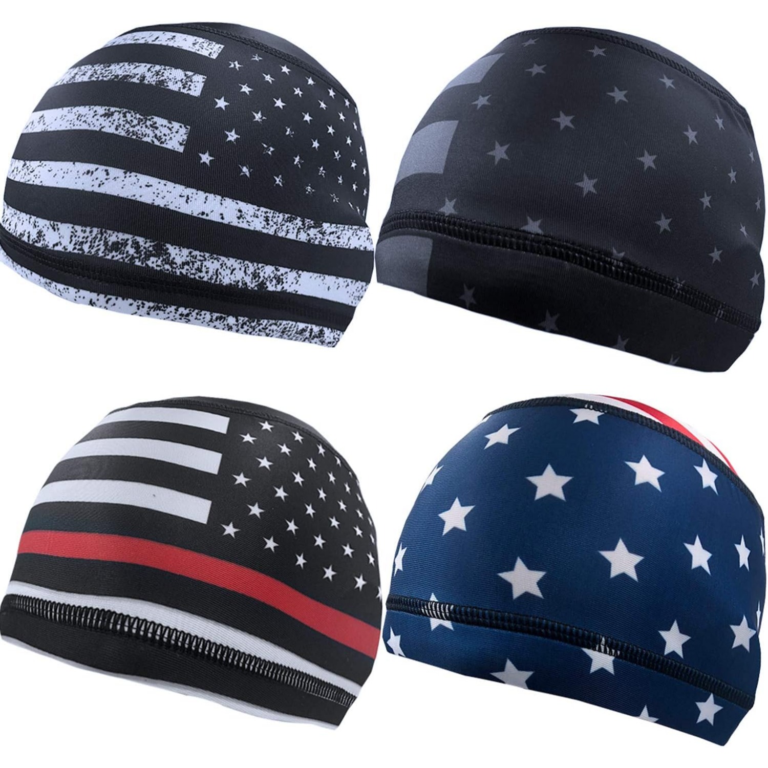 4x US Flag Skull Cap Helmet Li - Skull Cap Helmet Liner review and price