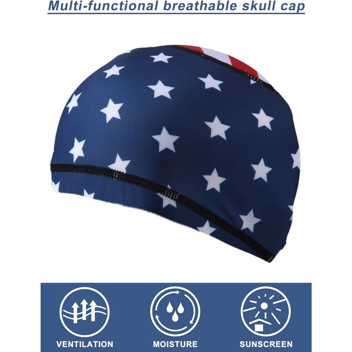 4x US Flag Skull Cap Helmet Li - Skull Cap Helmet Liner review and price