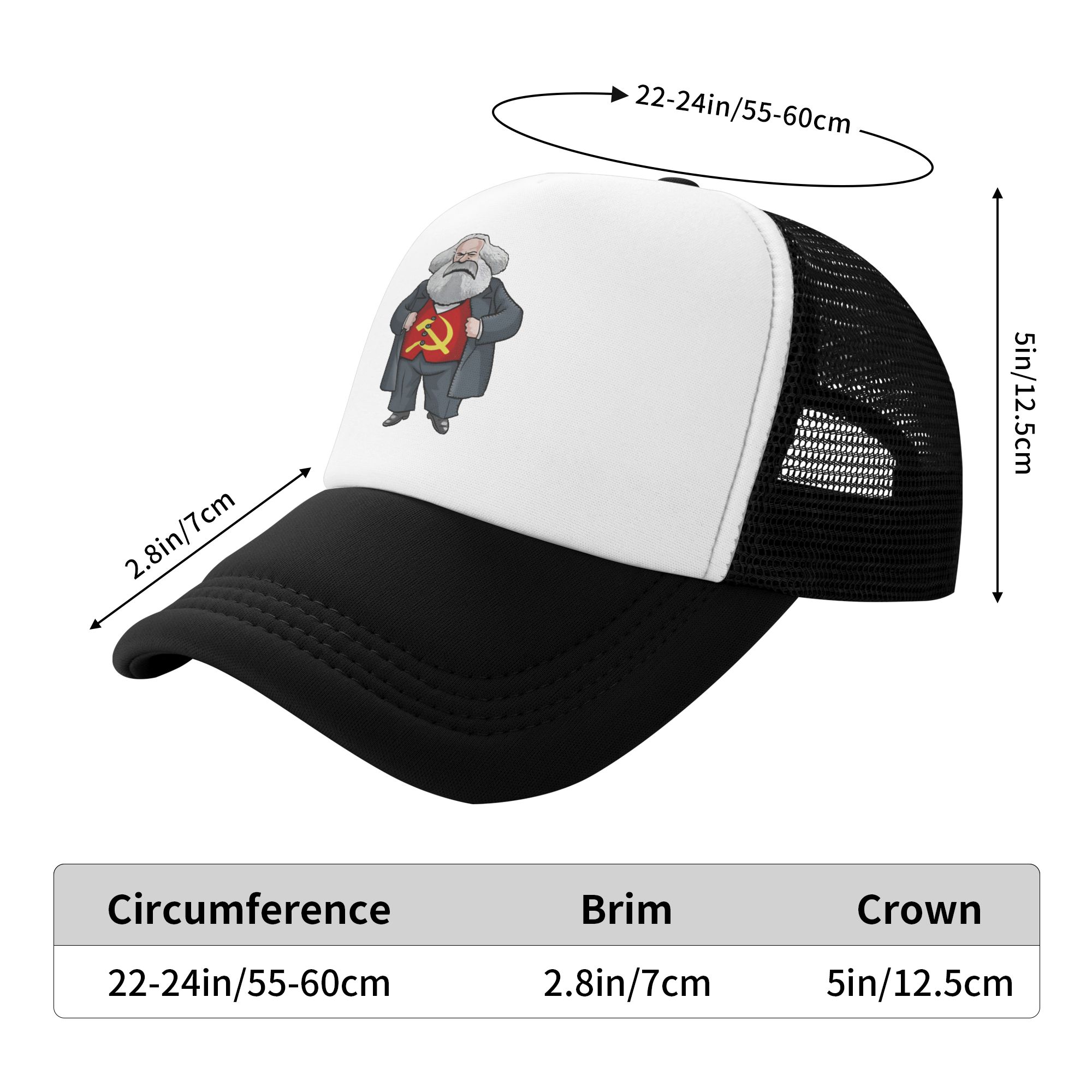Karl Marx  Mesh Sun Hats  Hunt - Trucker Cap Mesh review and price