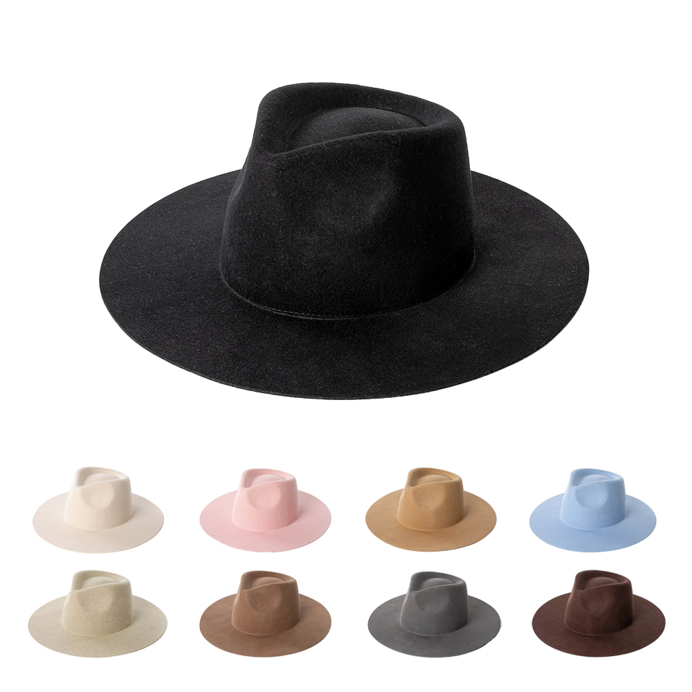100% Wool Felt Fedora Hat Wide - Fedora Hat Wool review and price