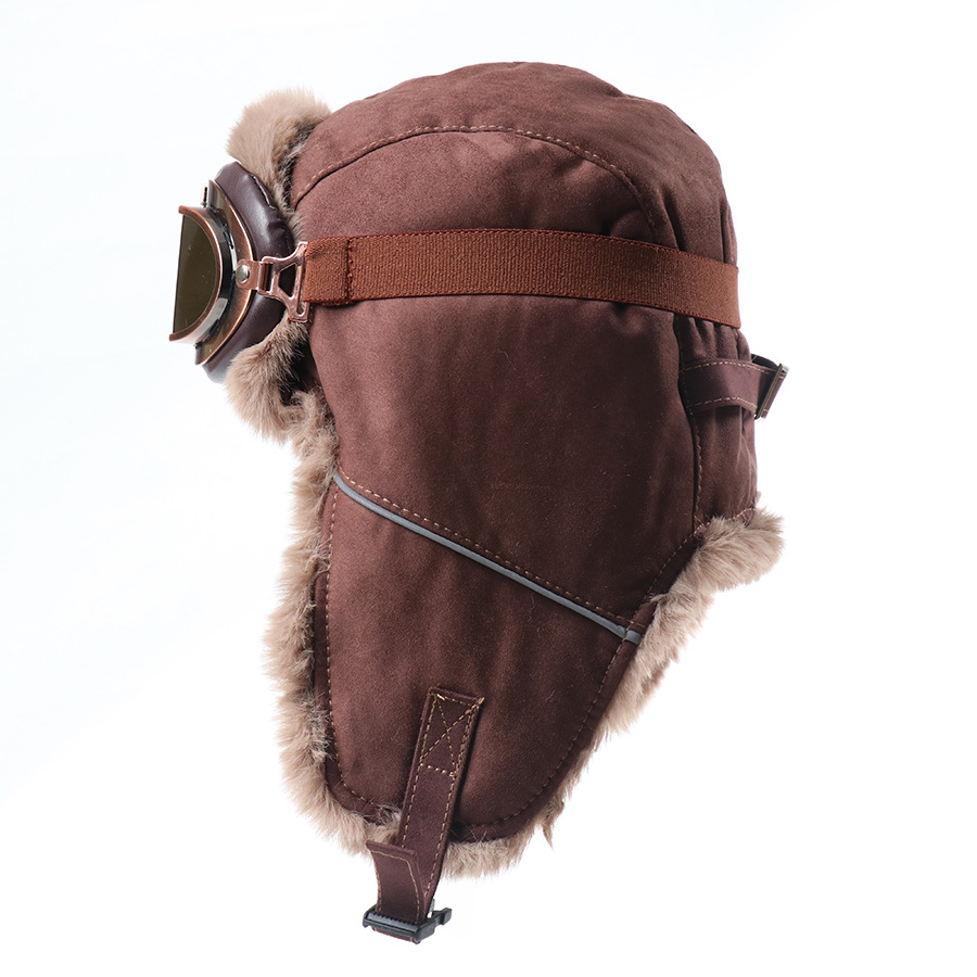 Vintage Aviator Hat with Goggl - Winter Trapper Hat review and price